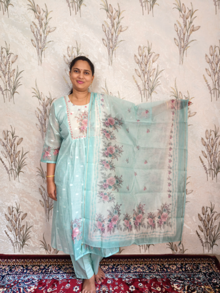 Kota Floral Party Wear Suit Set