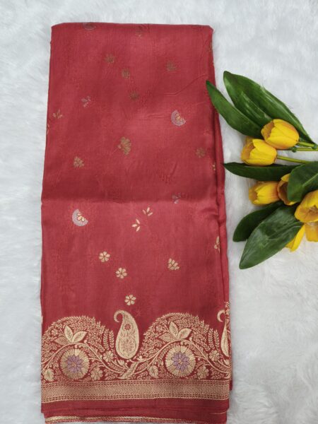 Banarasi Saree – Rose Pink